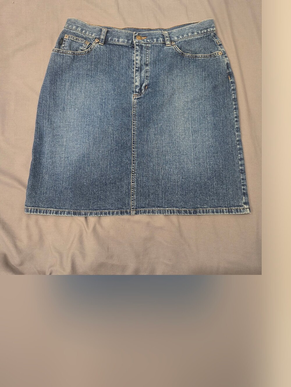 Vintage Ralph Lauren‎ Blue Denim Mini Skirt